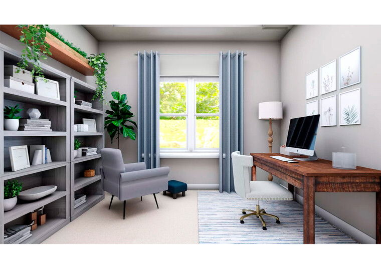 Online design Contemporary Home Office by María R. thumbnail