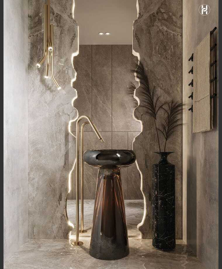 Online design Contemporary Bathroom by Sahar M. thumbnail
