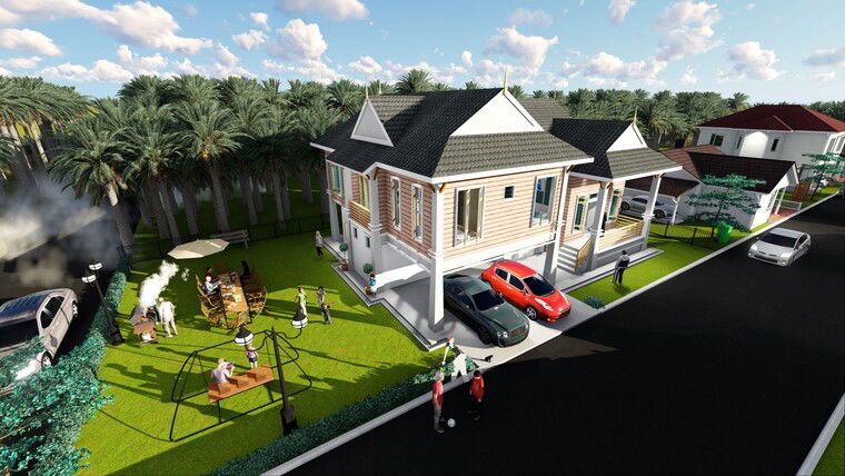 Online design Traditional Home Office by Fatehah N. thumbnail