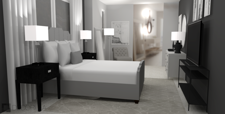 Online design Transitional Bedroom by Amber K. thumbnail