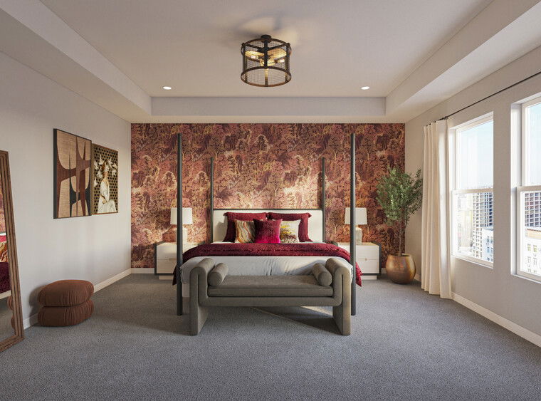 Online design Glamorous Bedroom by Sahar M. thumbnail