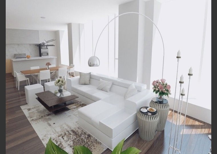Online design Modern Combined Living/Dining by Amelia R. thumbnail