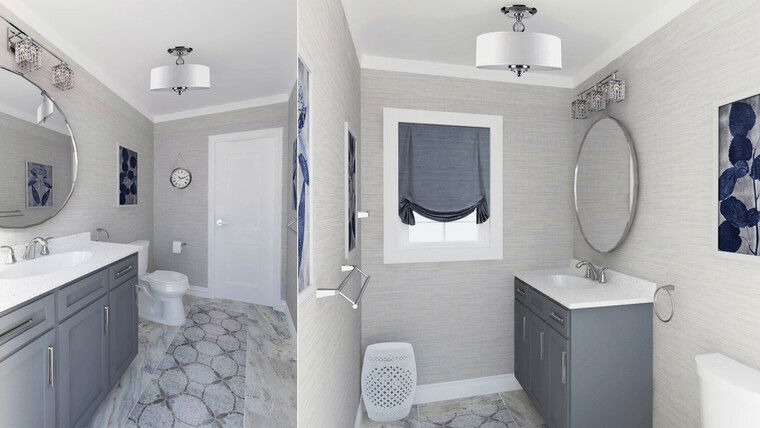 Online design Transitional Bathroom by Selma A. thumbnail