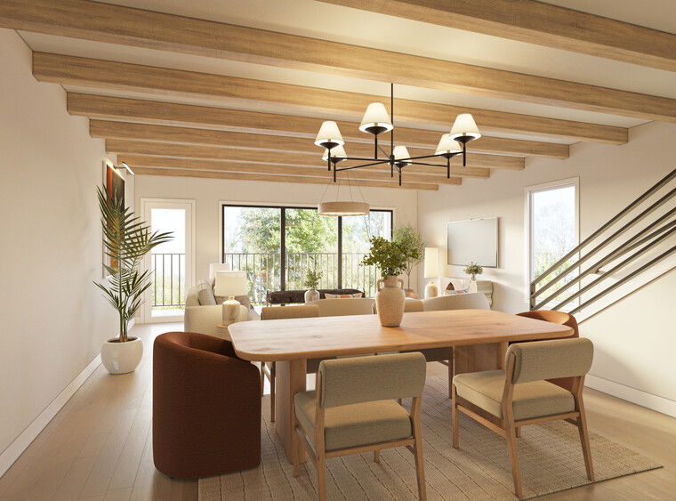 Online design Modern Dining Room by Sahar M. thumbnail