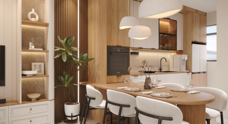 Online design Contemporary Combined Living/Dining by Alice H. thumbnail