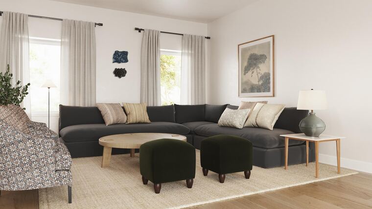 Online design Transitional Living Room by Erin R. thumbnail
