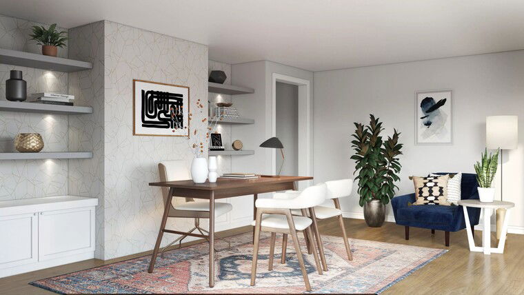 Online design Contemporary Home Office by Ana P. thumbnail