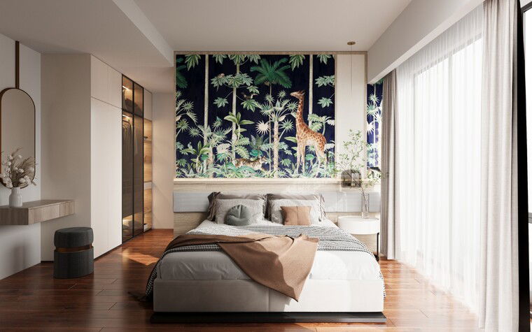 Online design Modern Bedroom by Yusra D. thumbnail