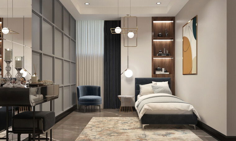 Diseño en línea Dormitorio Moderno por Tina D. miniatura