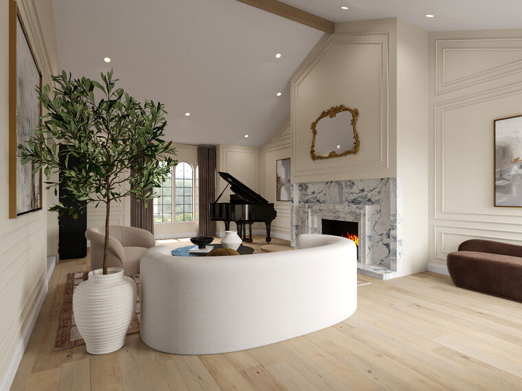 Diseño en línea Sala de Estar Moderna por Shameika B. miniatura
