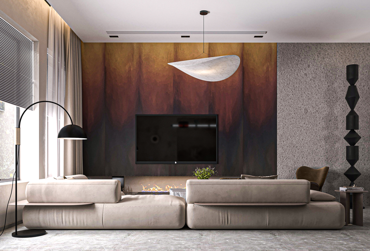 Online design Contemporary Living Room by Sahar M. thumbnail