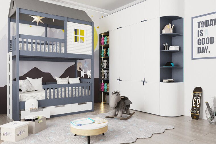 Online design Contemporary Kids Room by Gilang R. thumbnail