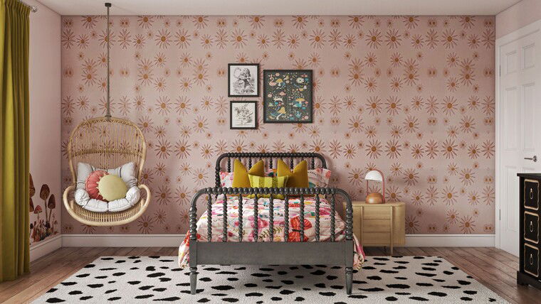 Diseño en línea de Habitación Infantil Ecléctica por Izzy S. miniatura