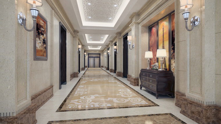 Online design Traditional Hallway/Entry by Fares N. thumbnail