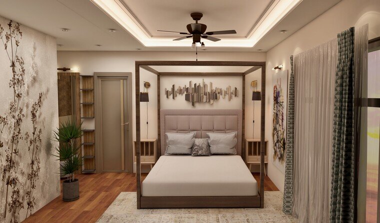 Online design Traditional Bedroom by Anup T. thumbnail