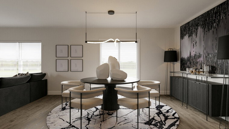 Online design Modern Combined Living/Dining by Erika F. thumbnail