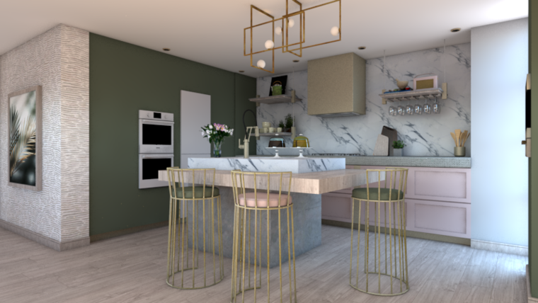 Online design Contemporary Kitchen by Aamirah P. thumbnail