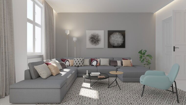 Online design Contemporary Living Room by Janja R. thumbnail