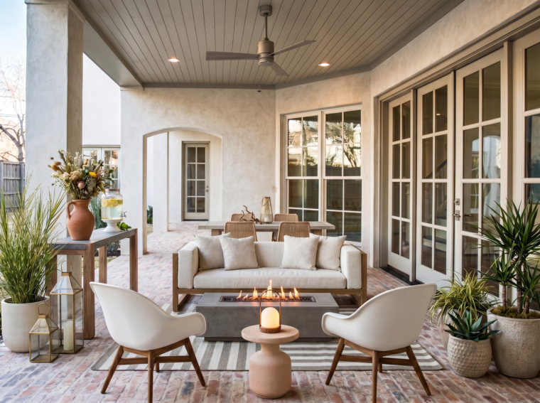 Diseño en línea Patio Contemporáneo por Vale G. miniatura