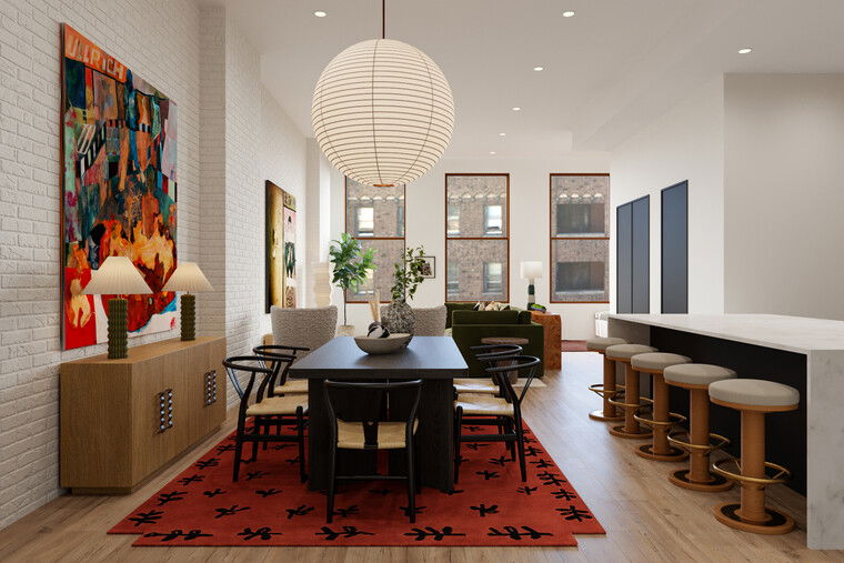 Online design Contemporary Combined Living/Dining by Casey H. thumbnail