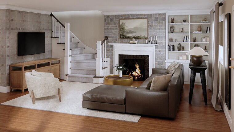 Online design Transitional Living Room by Christina N. thumbnail