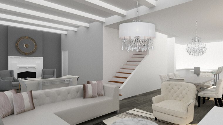 Online design Glamorous Living Room by Jessica S. thumbnail