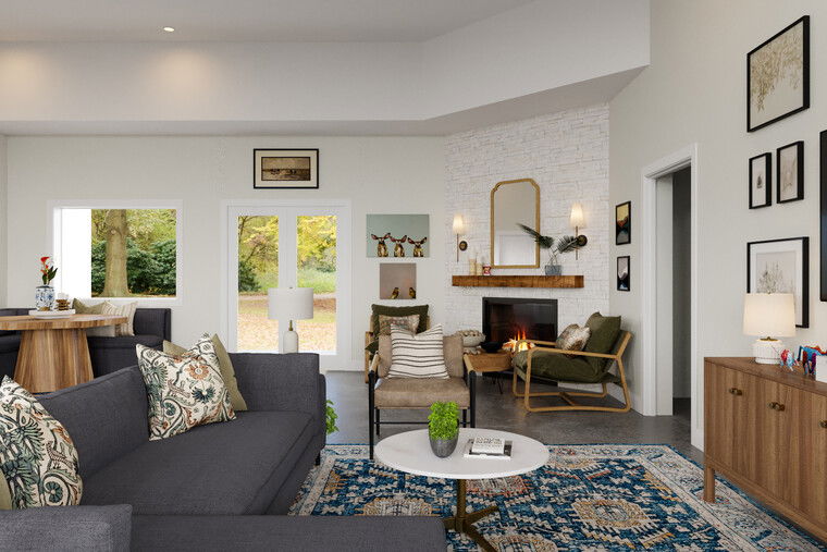 Online design Eclectic Living Room by Kamila A. thumbnail