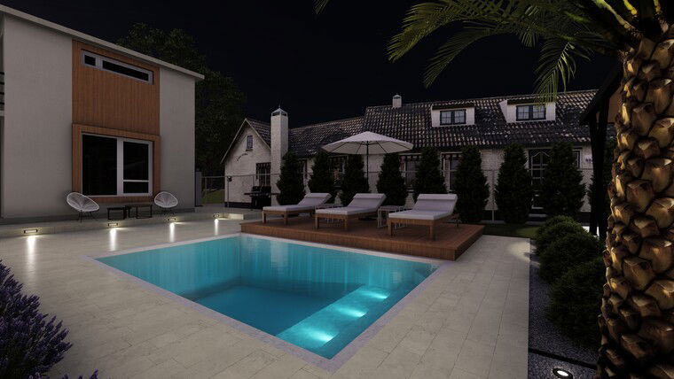 Diseño en línea Patio Contemporáneo por Dusan J. miniatura