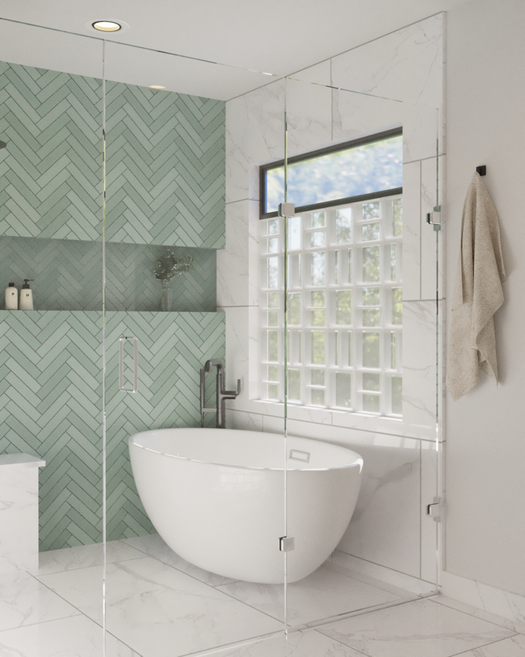 Online design Modern Bathroom by Elena F. thumbnail