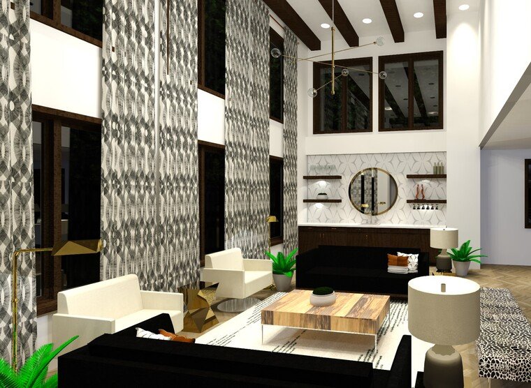 Online design Modern Living Room by Deidre B. thumbnail