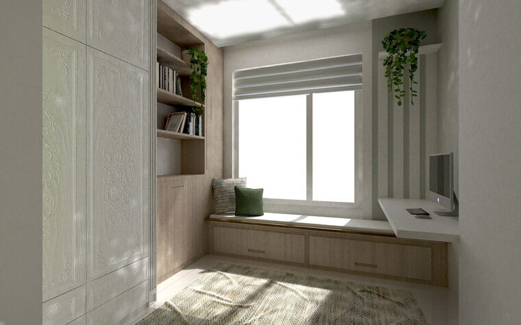 Online design Transitional Home Office by Nazila A. thumbnail