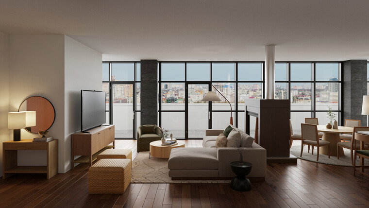 Online design Beach Combined Living/Dining by Lara D. thumbnail