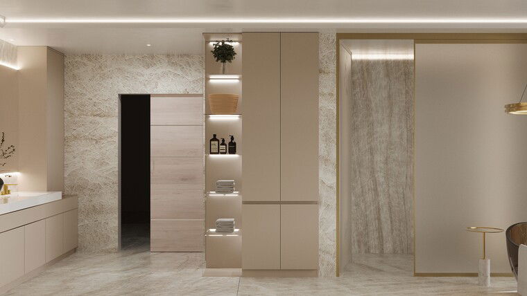 Online design Contemporary Bathroom by Erika F. thumbnail