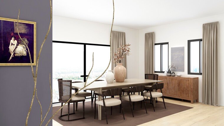 Online design Contemporary Dining Room by Zena A. thumbnail