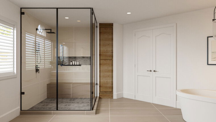 Online design Modern Bathroom by Ibrahim H. thumbnail