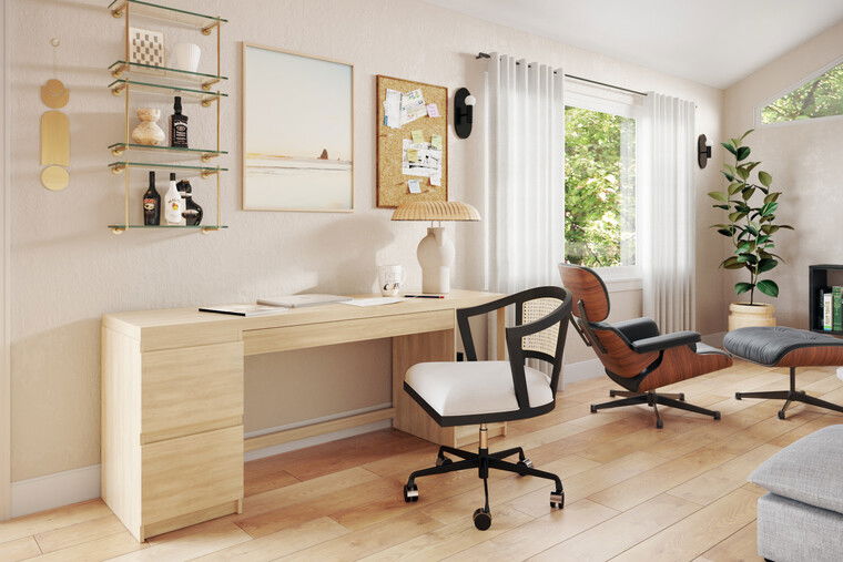 Online design Modern Home Office by Liliana S. thumbnail