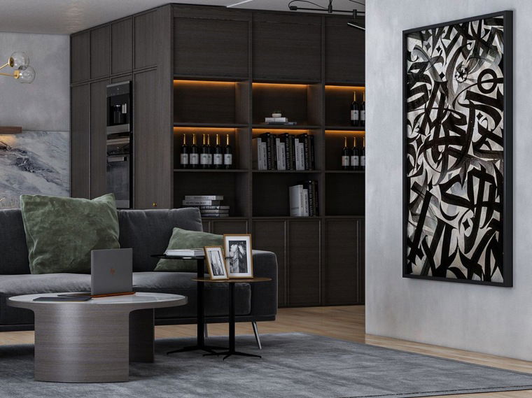 Online design Modern Living Room by Zan G. thumbnail