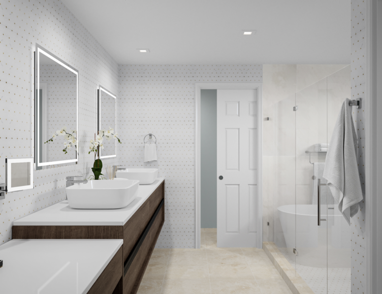 Online design Modern Bathroom by Theresa G. thumbnail