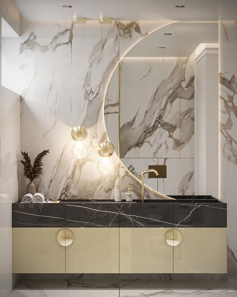 Online design Contemporary Bathroom by Cristian P. thumbnail
