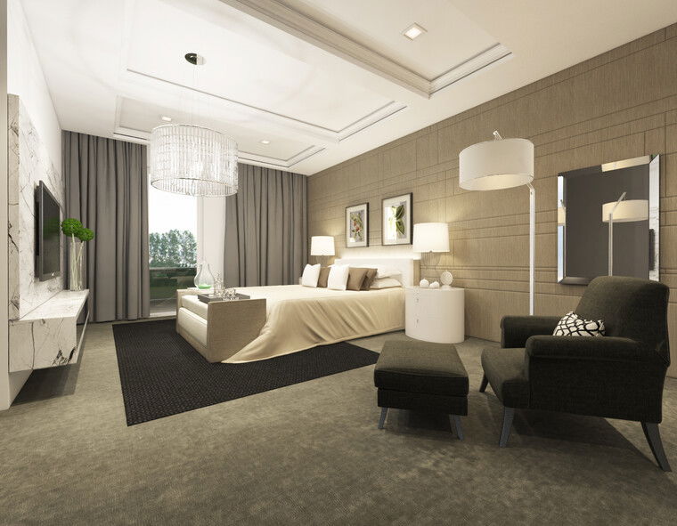 Online design Modern Bedroom by Aida A. thumbnail