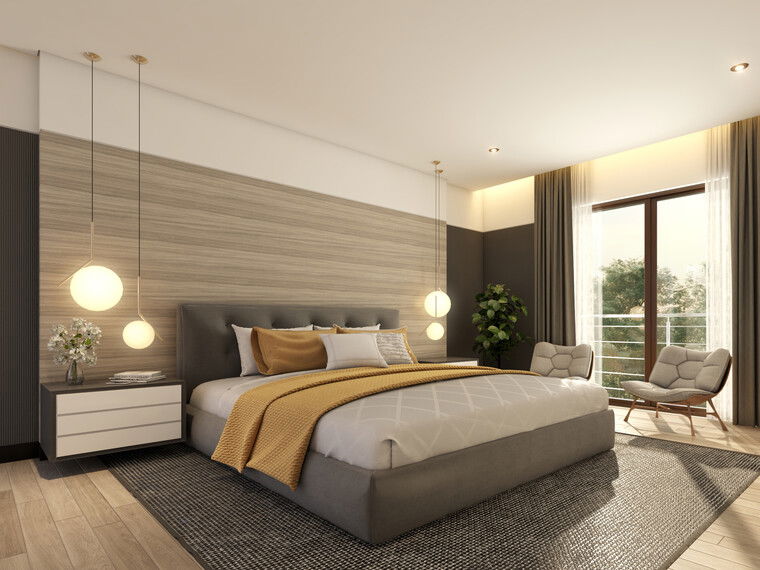 Online design Modern Bedroom by Maria M. thumbnail