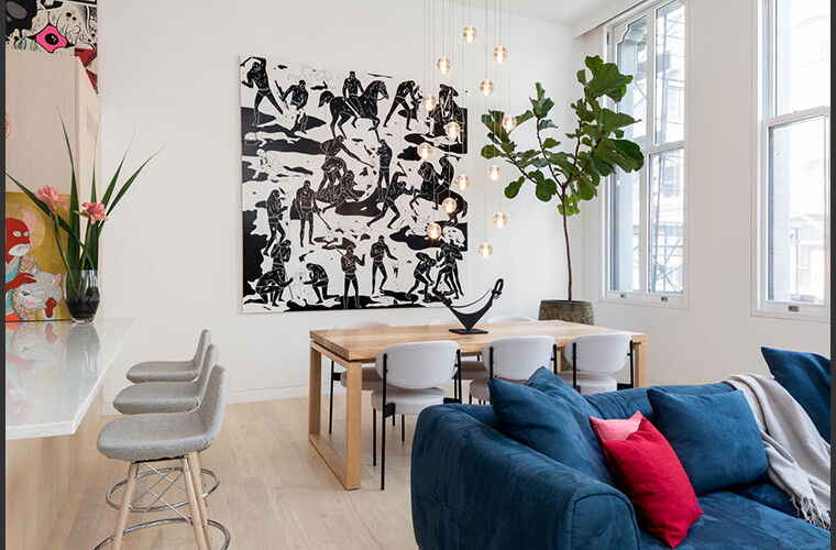 Online design Modern Combined Living/Dining by Joyce H. thumbnail