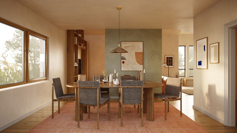 Online design Contemporary Dining Room by Anna Y. thumbnail