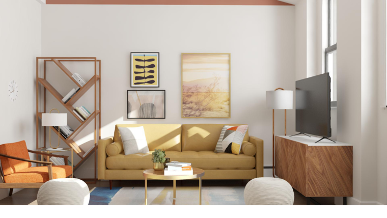 Online design Contemporary Living Room by Ebere O. thumbnail