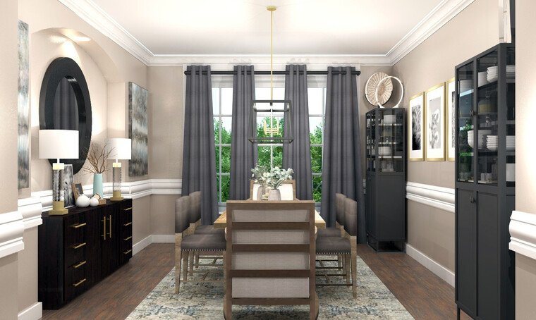Online design Transitional Dining Room by Brittany J. thumbnail