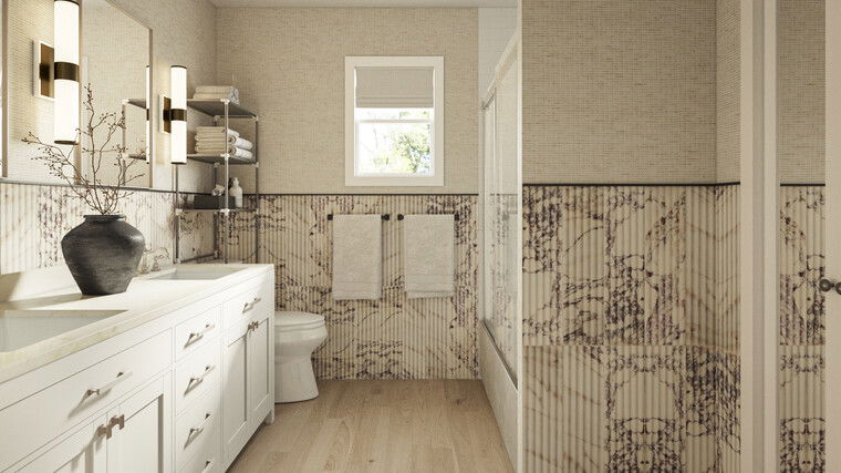 Diseño en línea Baño Contemporáneo por Erika F. miniatura