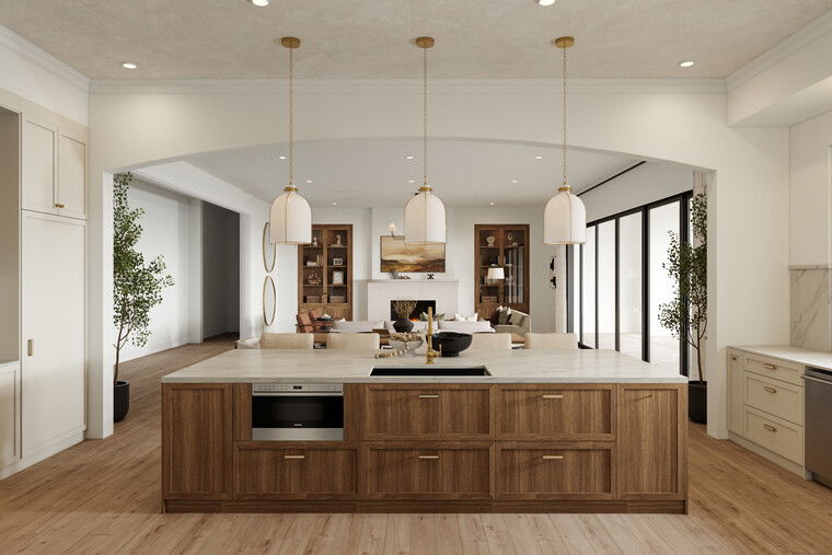 Diseño en línea de Sala/Comedor Transicional por Sharné L. miniatura