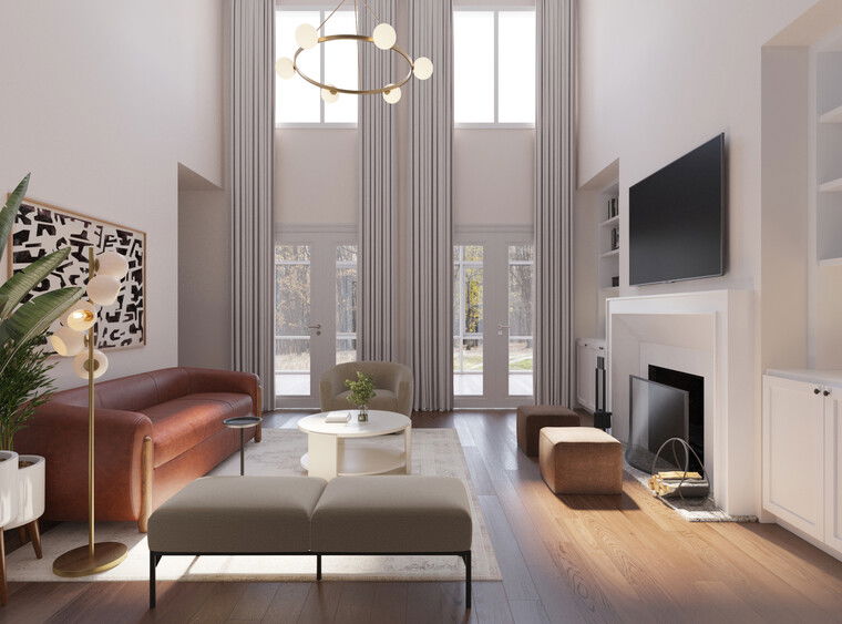Online design Contemporary Living Room by Nada M. thumbnail