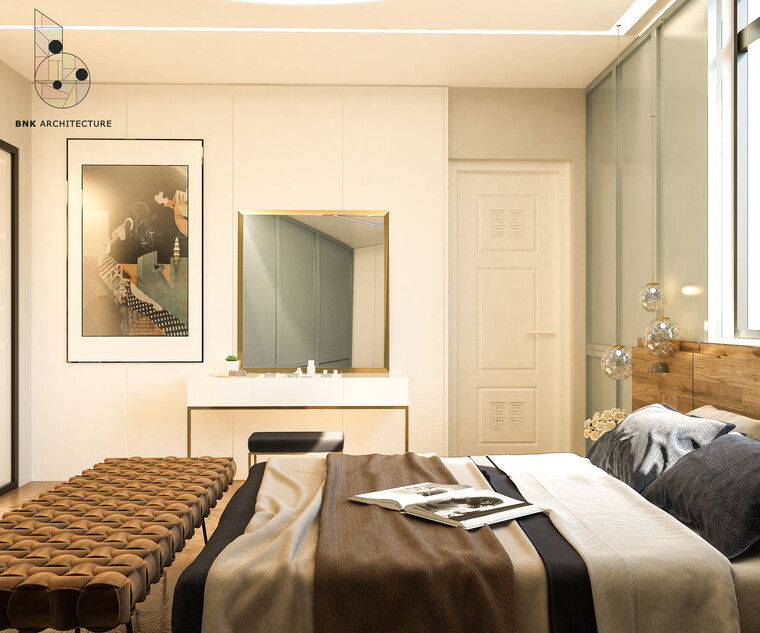 Online design Modern Bedroom by Burçin B. thumbnail