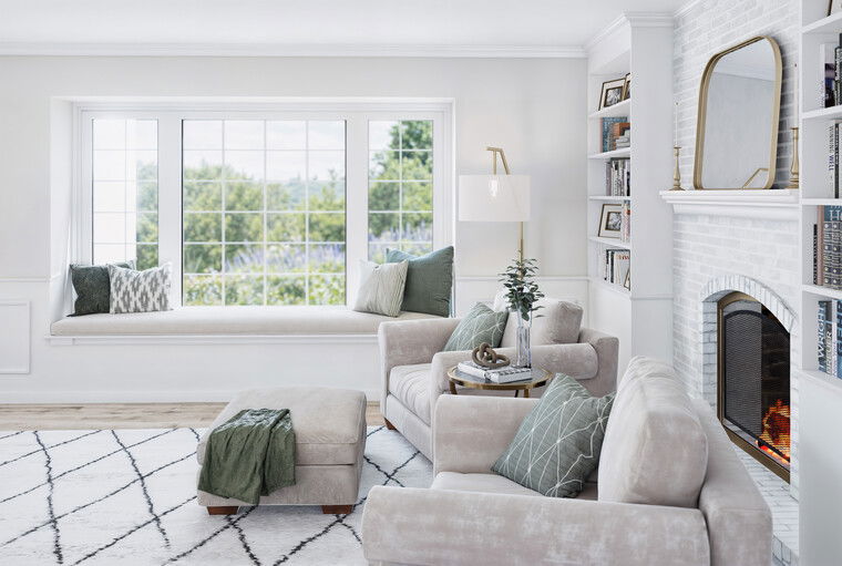 Diseño en línea Oficina en Casa Transitional por Lara D. miniatura